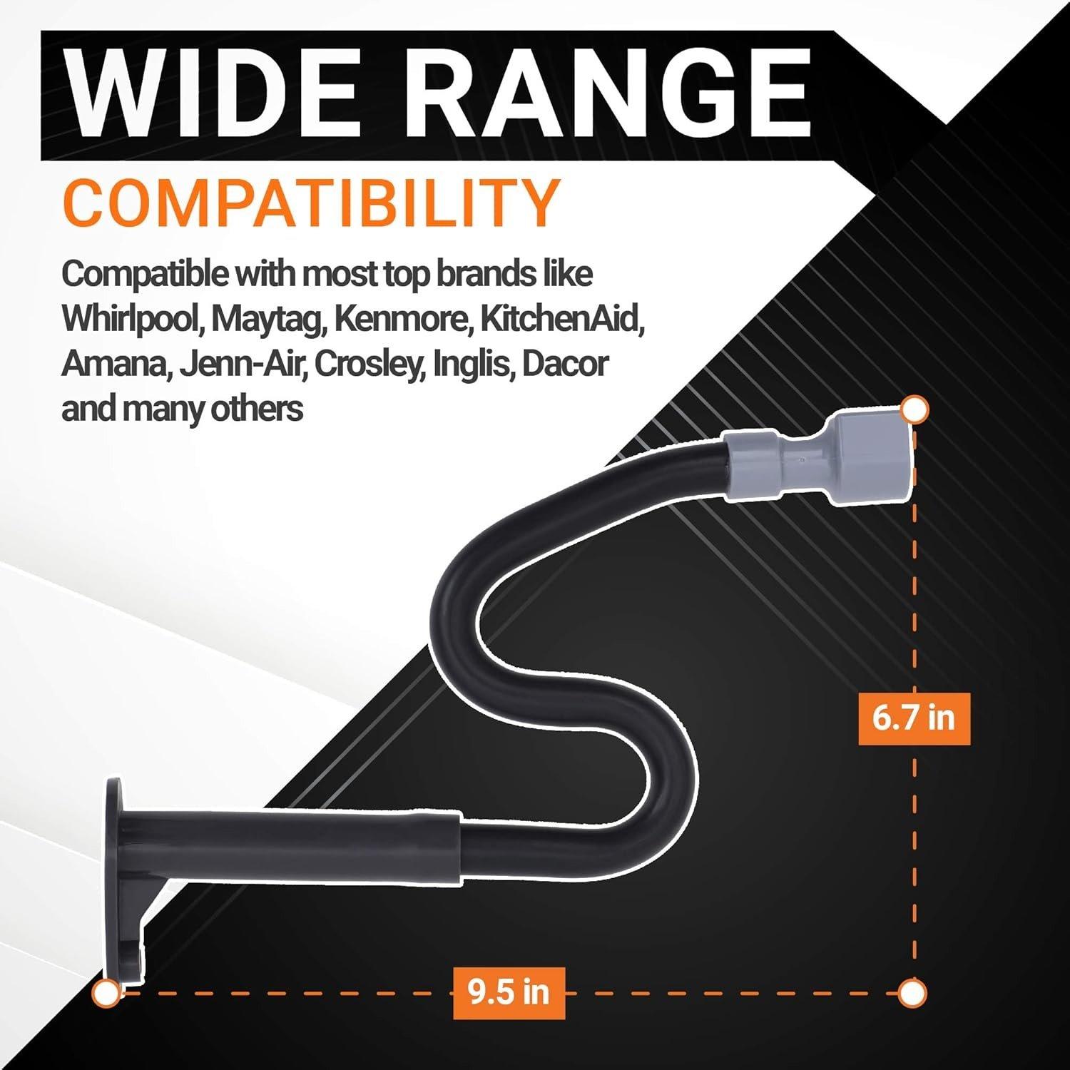 [Lifetime Warranty] W10619951 Refrigerator Drain Tube Replacement - Compatible with Whirlpool Maytag Kenmore KitchenAid Refrigerator - Replaces AP5780744 PS8691807 2887289 W10210987 W10210988 W10344401 image 5