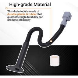 [Lifetime Warranty] W10619951 Refrigerator Drain Tube Replacement - Compatible with Whirlpool Maytag Kenmore KitchenAid Refrigerator - Replaces AP5780744 PS8691807 2887289 W10210987 W10210988 W10344401 thumbnail 2