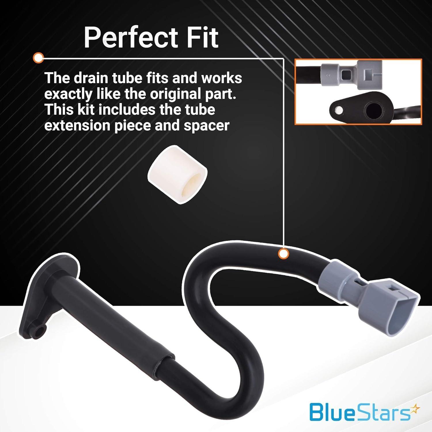 [Lifetime Warranty] W10619951 Refrigerator Drain Tube Replacement - Compatible with Whirlpool Maytag Kenmore KitchenAid Refrigerator - Replaces AP5780744 PS8691807 2887289 W10210987 W10210988 W10344401 image 1