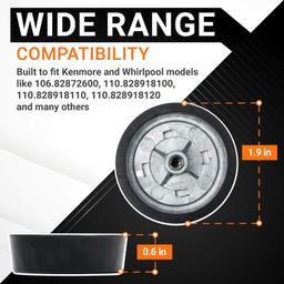 [Lifetime Warranty] 3362624 Washer Timer Knobs - Compatible with Whirlpool & Kenmore Washing Machine - Replaces PS342371 AP3096351 3350971 3353309 387987 387989 3350972 WP3362624 thumbnail 4