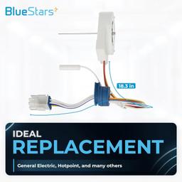 [Lifetime Warranty] WR60X10074 WR60X10307 Evaporator Fan Motor Replacement - Compatible with GE Hotpoint Refrigerators - Replaces AP4438809 WR60X10224 PS2364950 WR60X10099 WR60X30370 thumbnail 6