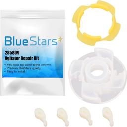 [Lifetime Warranty] 285809 Washer Short Cam Agitator Repair Kit - Compatible with Whirlpool & Maytag Washers - Replaces 3951650 3951682 AP3094543 PS334648 thumbnail 0