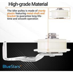 [Lifetime Warranty] W10547292 Dryer Idler Pulley - Compatible with Whirlpool Maytag Kenmore Dryers - Replaces 8547160 WPW10547292 AP6022817 PS11756154 thumbnail 4