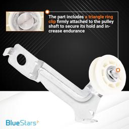 [Lifetime Warranty] W10547292 Dryer Idler Pulley - Compatible with Whirlpool Maytag Kenmore Dryers - Replaces 8547160 WPW10547292 AP6022817 PS11756154 thumbnail 2