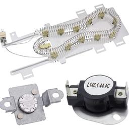 [Lifetime Warranty] 8544771 Dryer Heating Element & 279973 Thermal Fuse Kit - Compatible with Whirlpool Kenmore Maytag - Replaces WP8544771 W10836011 EAP11746337 7154072 AP6013115 thumbnail 0