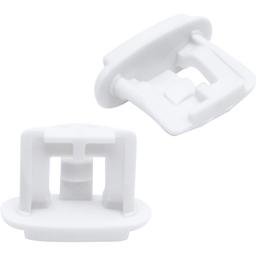 [Lifetime Warranty] WD12X10304 Dishwasher Upper Rack Slide End Cap - Compatible with GE Kenmore Hotpoint Dishwashers - Replaces AP4484666 WD12X344 WD30X97 PS2370502 1556527 - Pack of 2 thumbnail 0