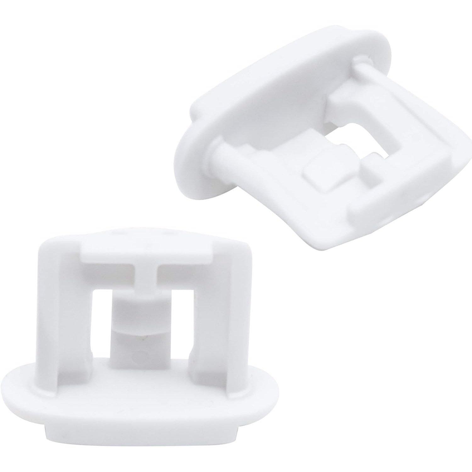 [Lifetime Warranty] WD12X10304 Dishwasher Upper Rack Slide End Cap - Compatible with GE Kenmore Hotpoint Dishwashers - Replaces AP4484666 WD12X344 WD30X97 PS2370502 1556527 - Pack of 2 image 0