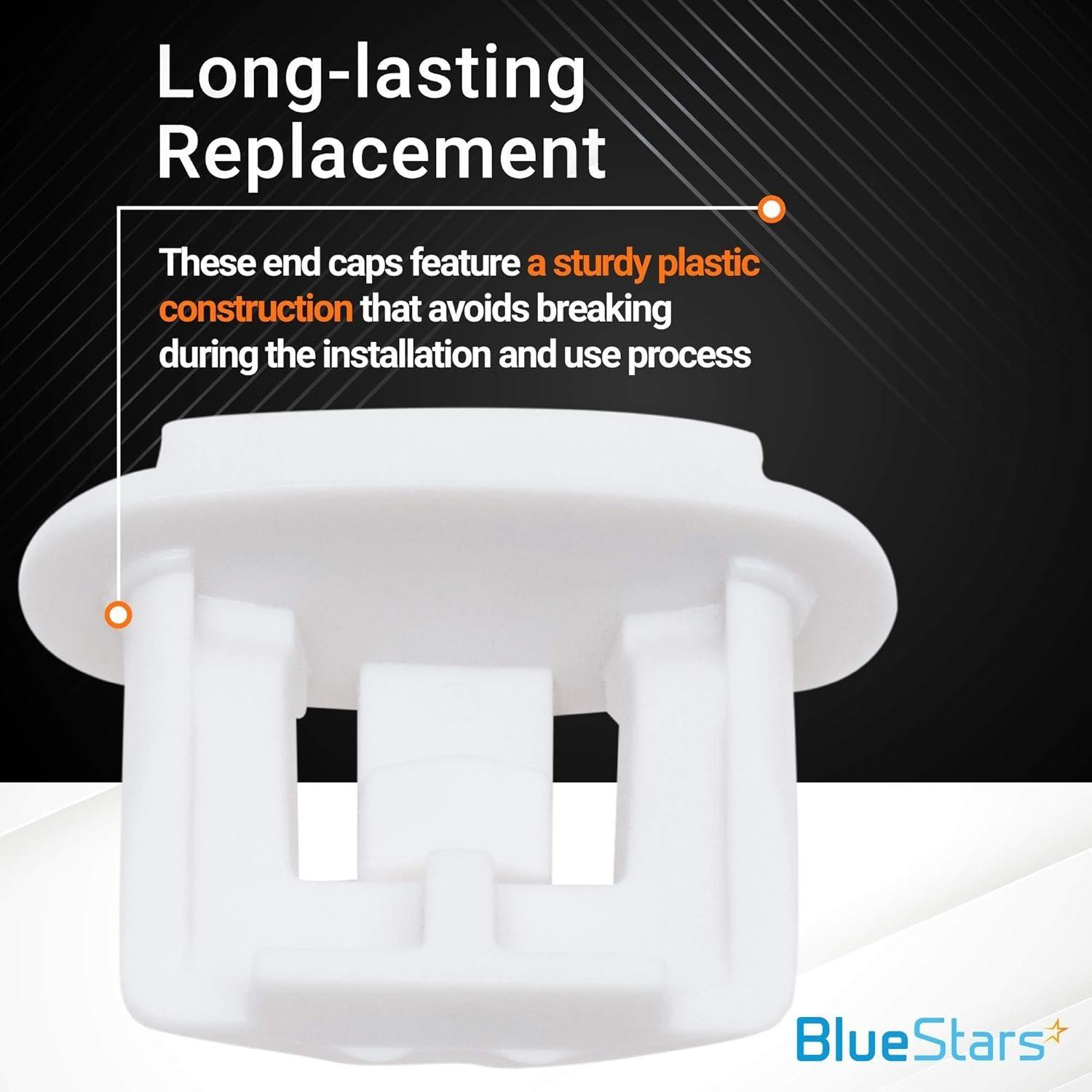 [Lifetime Warranty] WD12X10304 Dishwasher Upper Rack Slide End Cap - Compatible with GE Kenmore Hotpoint Dishwashers - Replaces AP4484666 WD12X344 WD30X97 PS2370502 1556527 - Pack of 2 image 2