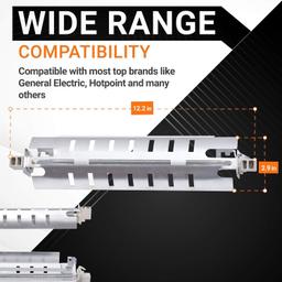 [Lifetime Warranty] WR51X10055 Refrigerator Defrost Heater with METAL SHIELD - Compatible with GE & Kenmore Refrigerators - Replaces AP3183311 914088 AH303781 EA303781 thumbnail 1