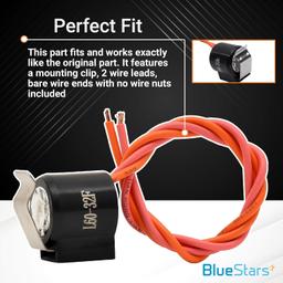 [Lifetime Warranty] WR50X122 Refrigerator Defrost Thermostat - Compatible with General Electric Kenmore Hotpoint Models - Replaces PS303471 AP2071262 WR50X0128 thumbnail 2