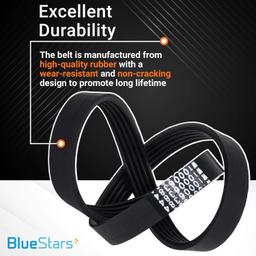 [Lifetime Warranty] W10006384 W11239857 Washer Drive Belt - Compatible with Whirlpool Maytag Kenmore Washers, Top Load Washing Machines - Replaces WPW10006384 WPW10006384VP PS11747978 AP6014712 thumbnail 3