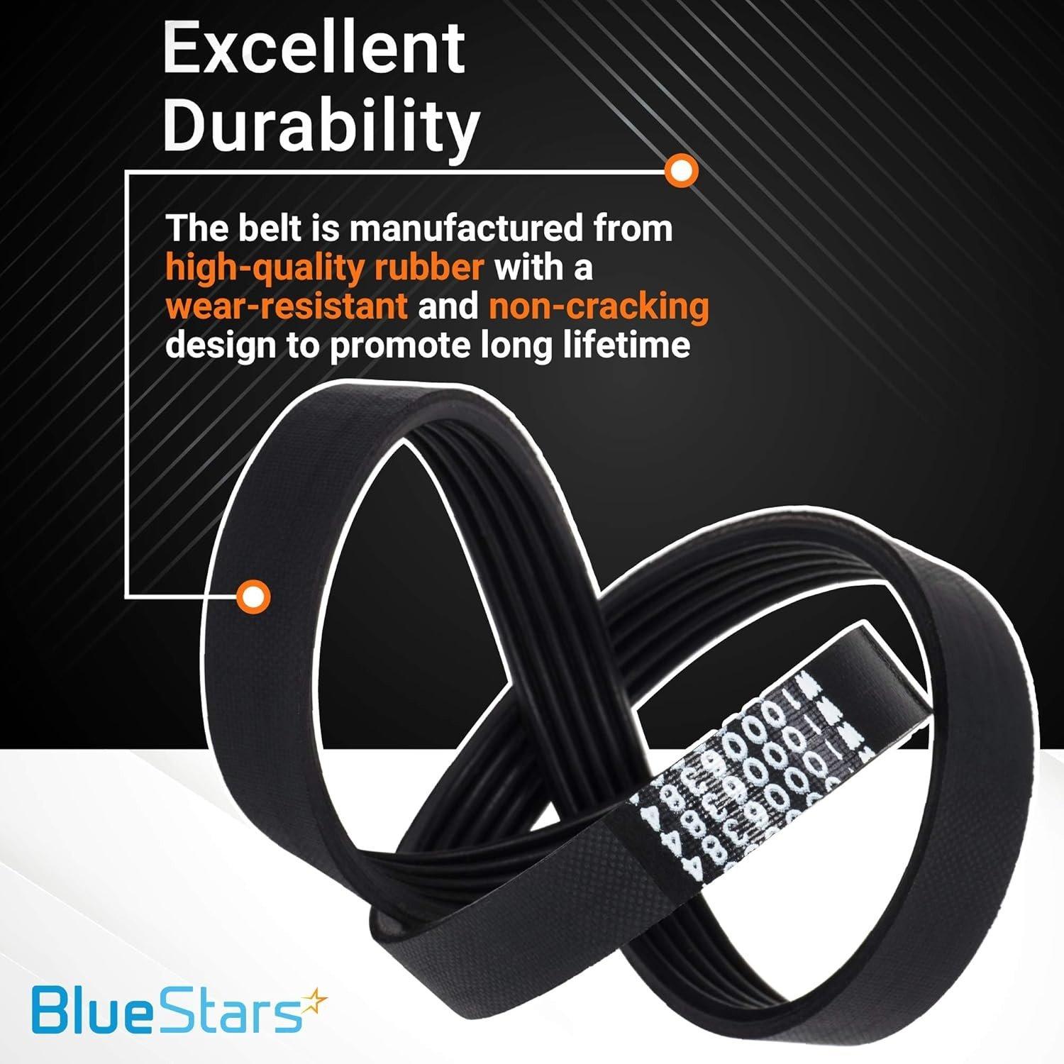 [Lifetime Warranty] W10006384 W11239857 Washer Drive Belt - Compatible with Whirlpool Maytag Kenmore Washers, Top Load Washing Machines - Replaces WPW10006384 WPW10006384VP PS11747978 AP6014712 image 3