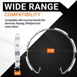 [Lifetime Warranty] W10817888 Washer Clutch Band Replacement (6 Pads) - Compatible with Whirlpool & Kenmore Washers - Replaces 3951993 W10817173 PS11723124 thumbnail 4