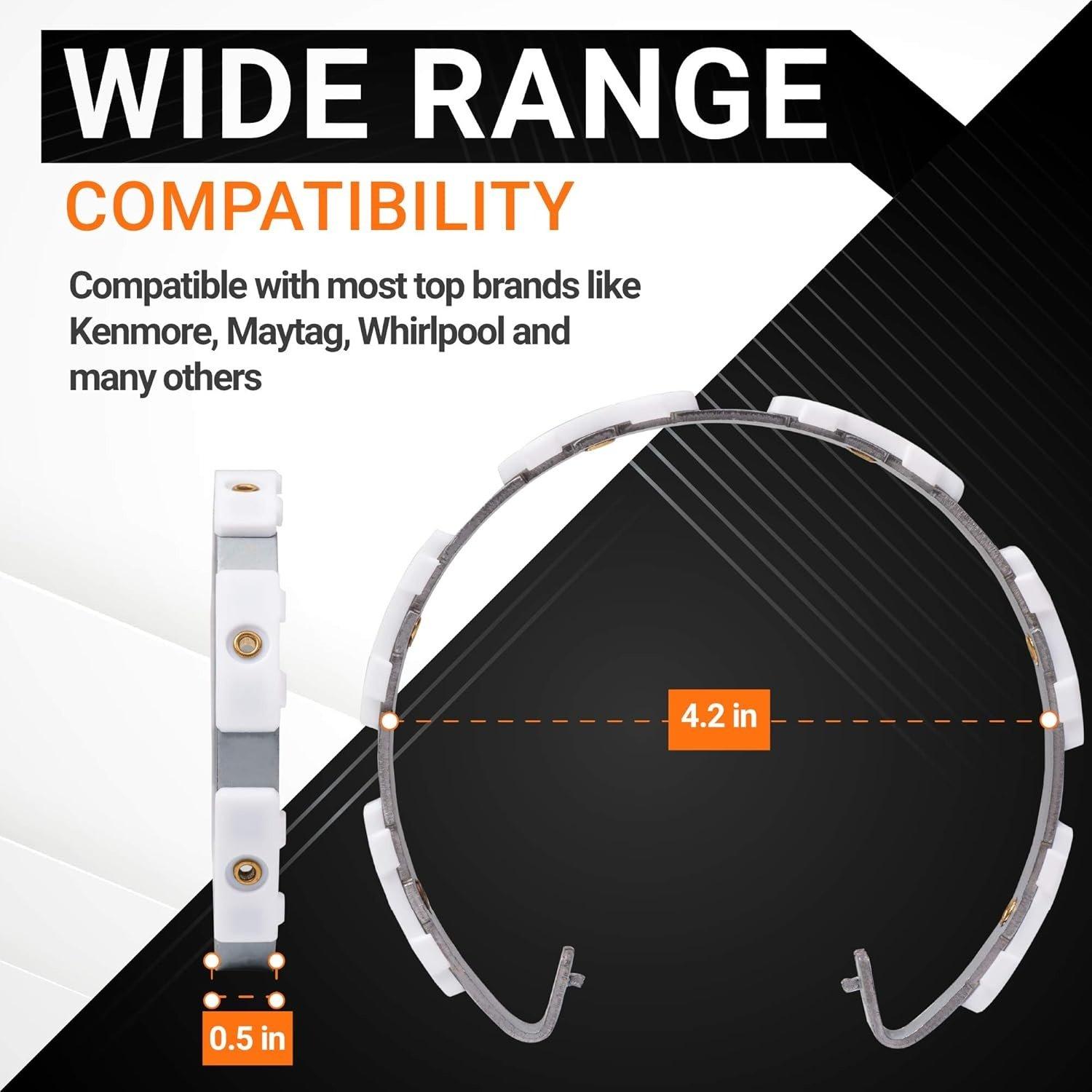 [Lifetime Warranty] W10817888 Washer Clutch Band Replacement (6 Pads) - Compatible with Whirlpool & Kenmore Washers - Replaces 3951993 W10817173 PS11723124 image 4