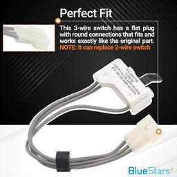 [Lifetime Warranty] 3406105 Dryer Door Switch - Compatible with Kenmore Whirlpool KitchenAid 11060012000 11060022010 11060232000 3LER5436EQ0 3LGR5436EQ0 7MBPS8843MQ0 thumbnail 3