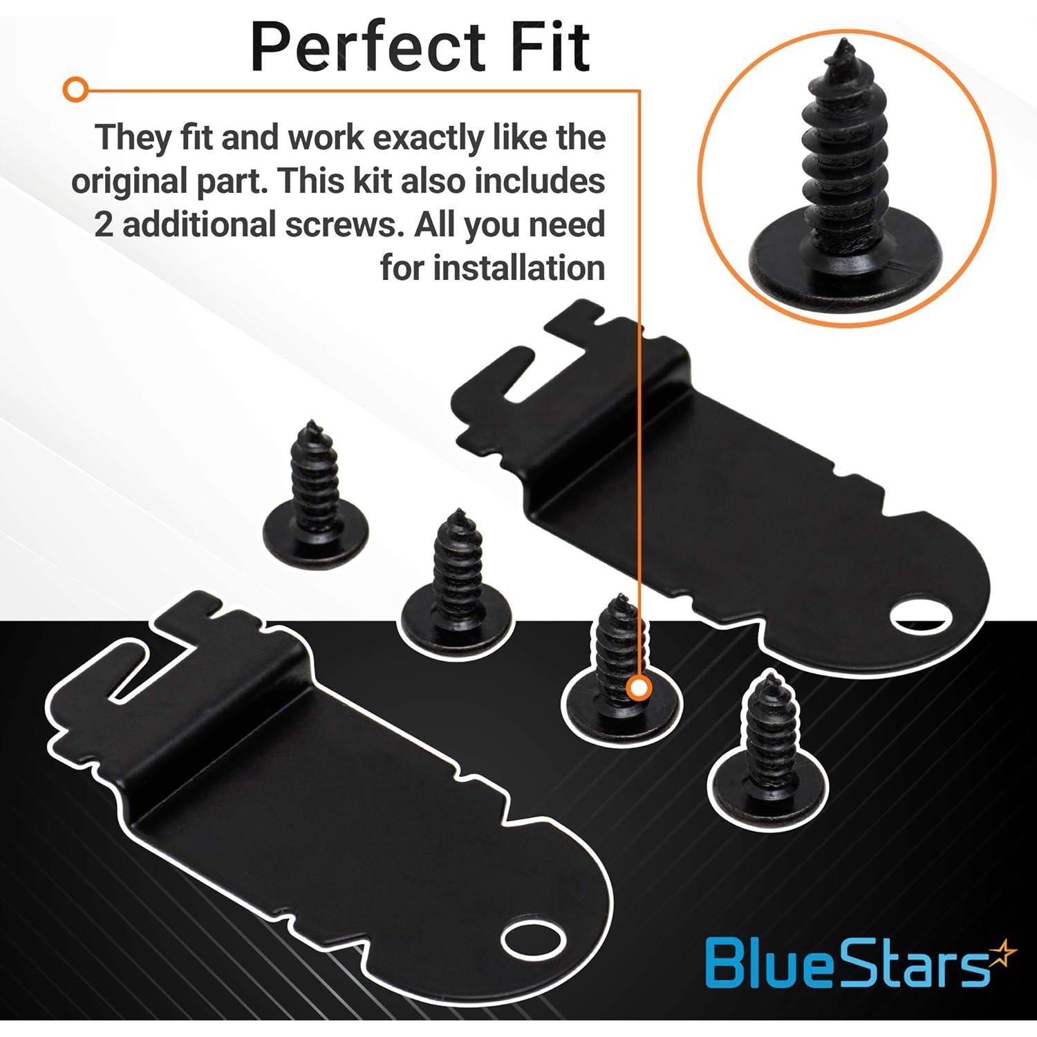 [Lifetime Warranty] 8212560 Dishwasher Side Mounting Bracket Replacement - Compatible with Whirlpool & Kenmore Dishwashers - Replaces 1201084 AP3953705 PS1487167 - Pack of 2 image 2