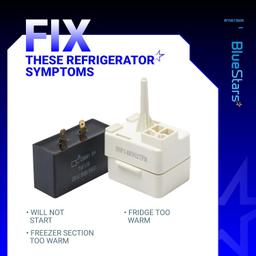 [Lifetime Warranty] W10613606 Refrigerator Compressor Start Relay and Capacitor - Compatible with Whirlpool KitchenAid Kenmore Refrigerators - Replaces W10416065 PS8746522 67003186 thumbnail 4