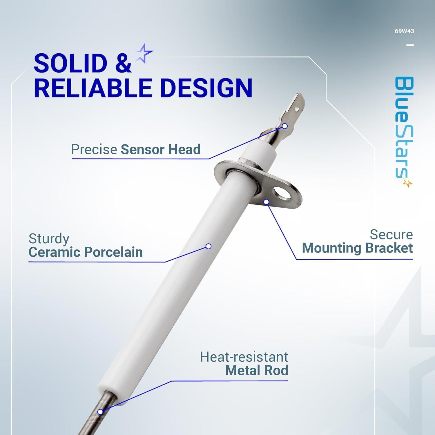 69W43 Furnace Flame Sensor image 1
