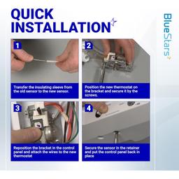 [Lifetime Warranty] 2198202 Refrigerator Cold Control Thermostat Replacement - Compatible with Whirlpool & Kenmore Refrigerators - Replaces 2161284 2198201 PS11739232 AP6006166 WP2198202 161284 1110552 thumbnail 6