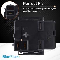 [Lifetime Warranty] WR07X10097 12uF 250VAC Relay and Overload Assembly Replacement - Compatible with GE Refrigerators - Replaces 1265640 AP4300623 PS1766101 513604045 thumbnail 4