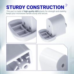 [Lifetime Warranty] WB06X10943 Microwave Door Handle Support - Compatible with GE Hotpoint Microwaves - Replaces AP5790057 3025054 PS8753758 JVM3160DF2WW JVM3160DF1WW JVM3160DF1CC thumbnail 4