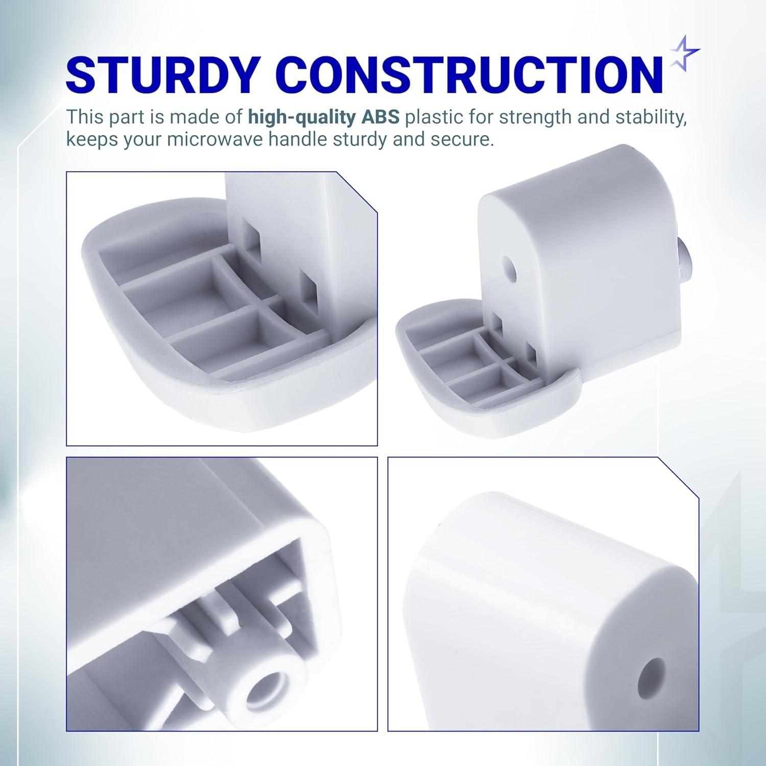 [Lifetime Warranty] WB06X10943 Microwave Door Handle Support - Compatible with GE Hotpoint Microwaves - Replaces AP5790057 3025054 PS8753758 JVM3160DF2WW JVM3160DF1WW JVM3160DF1CC image 4