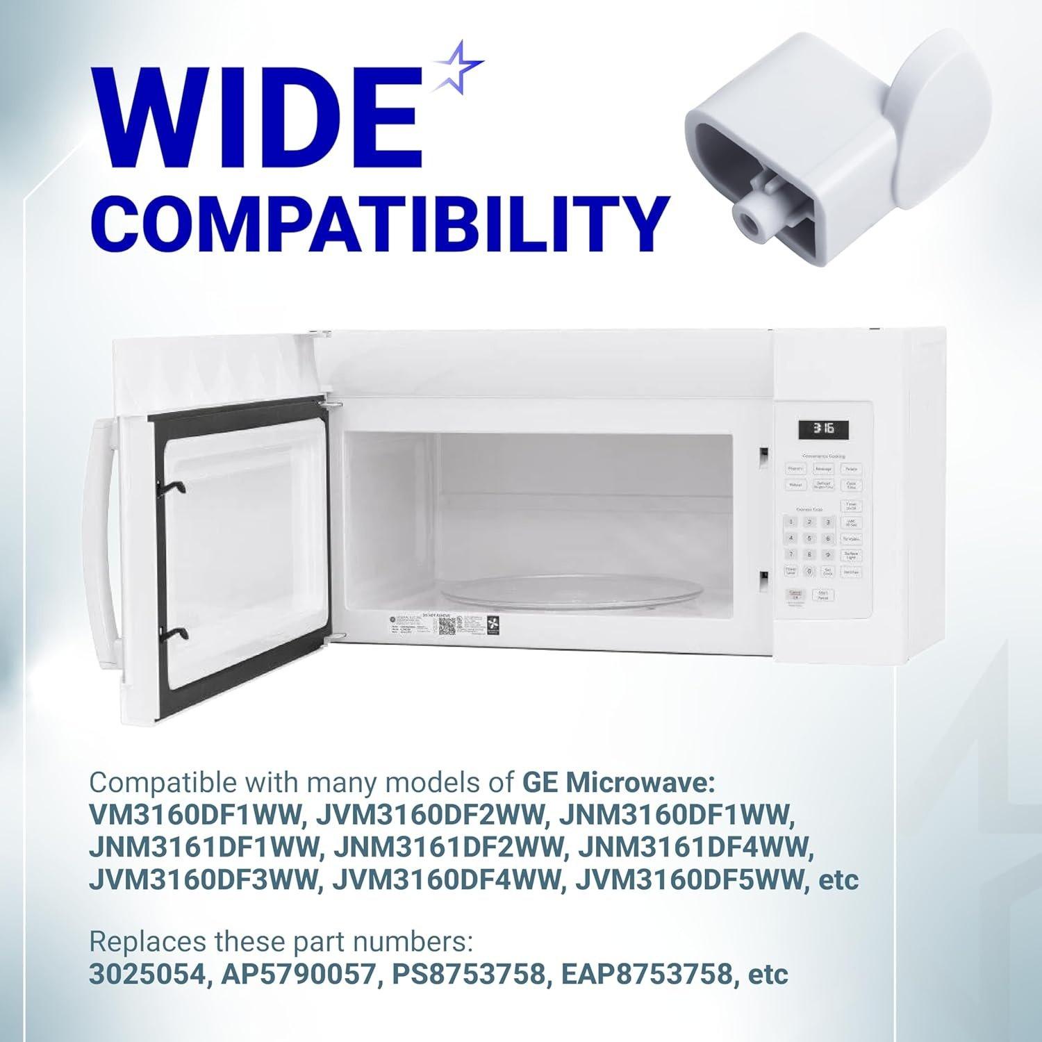 [Lifetime Warranty] WB06X10943 Microwave Door Handle Support - Compatible with GE Hotpoint Microwaves - Replaces AP5790057 3025054 PS8753758 JVM3160DF2WW JVM3160DF1WW JVM3160DF1CC image 3