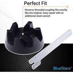 [Lifetime Warranty] 9704230 Blender Drive Coupler with Spanner Kit Replacement - Exact Fit for KitchenAid KSB5WH KSB5 KSB3 Blenders - Replaces WP9704230VP WP9704230 thumbnail 2