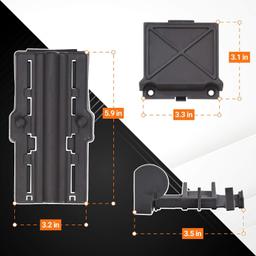 W10712394 Dishwasher METAL Rack Adjuster Kit thumbnail 6