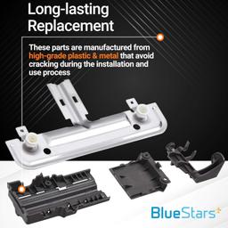 W10712394 Dishwasher METAL Rack Adjuster Kit thumbnail 1