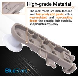 [Lifetime Warranty] 8268743 Dishwasher Upper Rack Wheel - Compatible for Whirlpool Kenmore KitchenAid Dishwashers - Replaces WP8268743 AP6012252 PS11745459 - Pack of 4 thumbnail 3