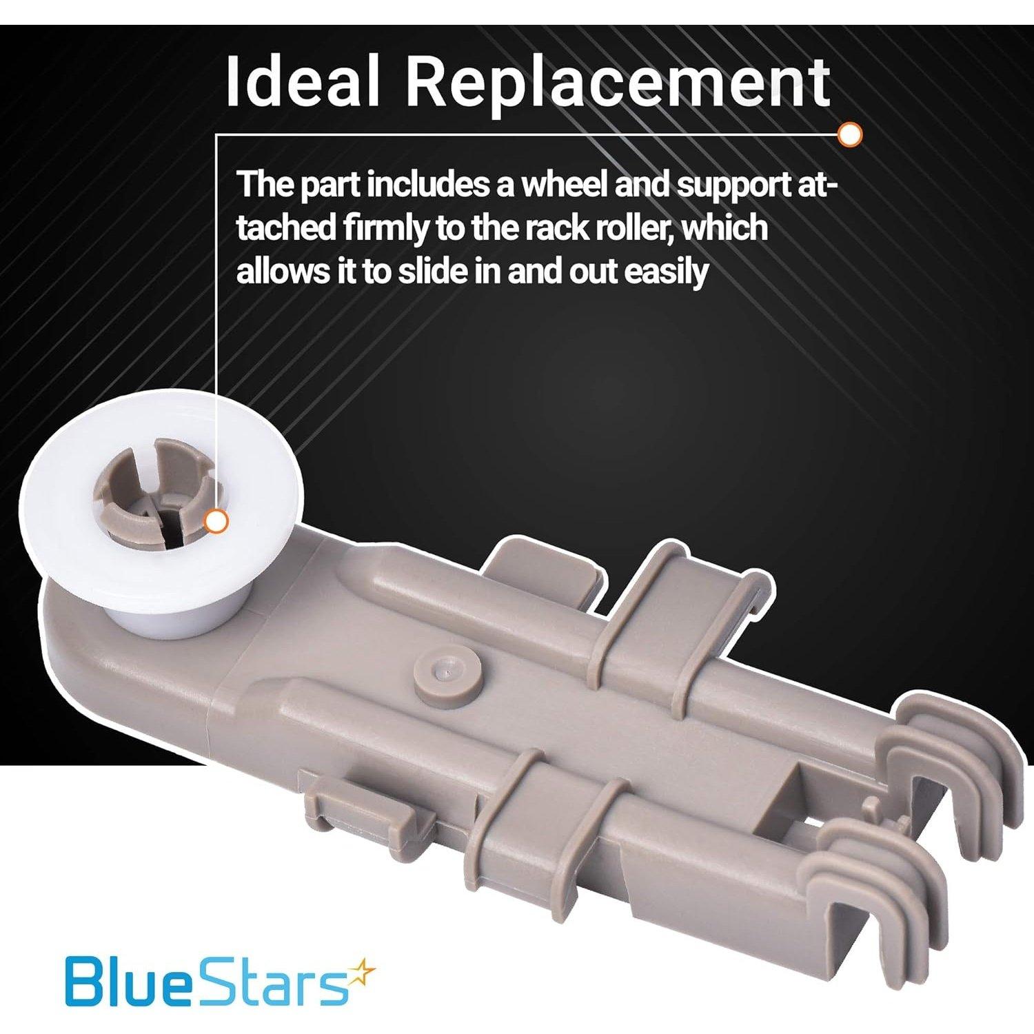 [Lifetime Warranty] 8268743 Dishwasher Upper Rack Wheel - Compatible for Whirlpool Kenmore KitchenAid Dishwashers - Replaces WP8268743 AP6012252 PS11745459 - Pack of 4 image 4