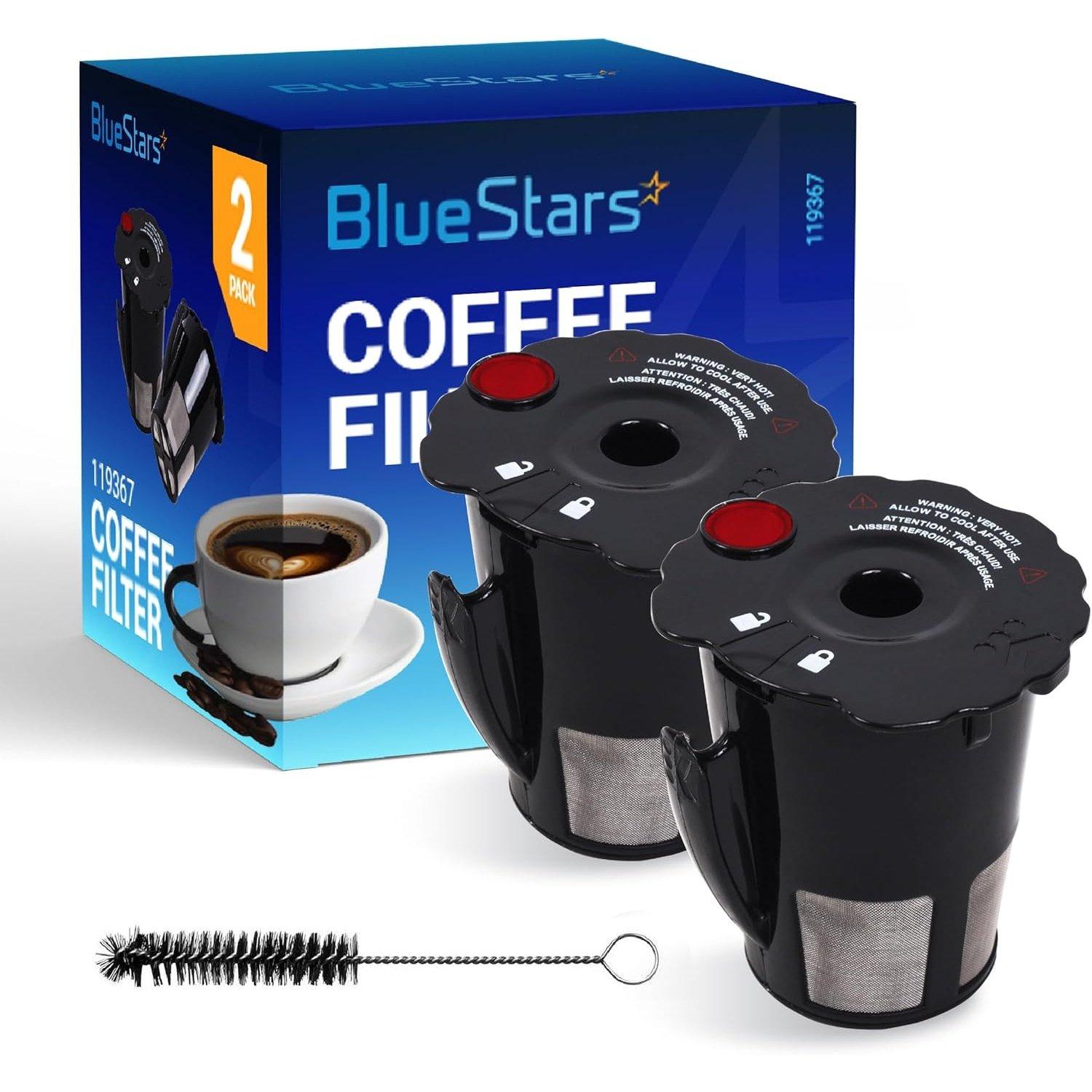 [Lifetime Warranty] 119367 Reusable Coffee Keurig Filter Replacement for Keurig K Cups 2.0 Series - Pack of 2 image 0