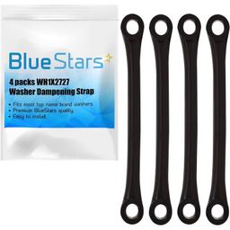 [Lifetime Warranty] WH1X2727 Washer Dampening Strap - Compatible with GE & Hotpoint Washers - Replaces WH1X10046 AP2044899 PS271100 WH01X10028 56121T4WW 52120TAWB WH01X10046 - Pack of 4 thumbnail 0