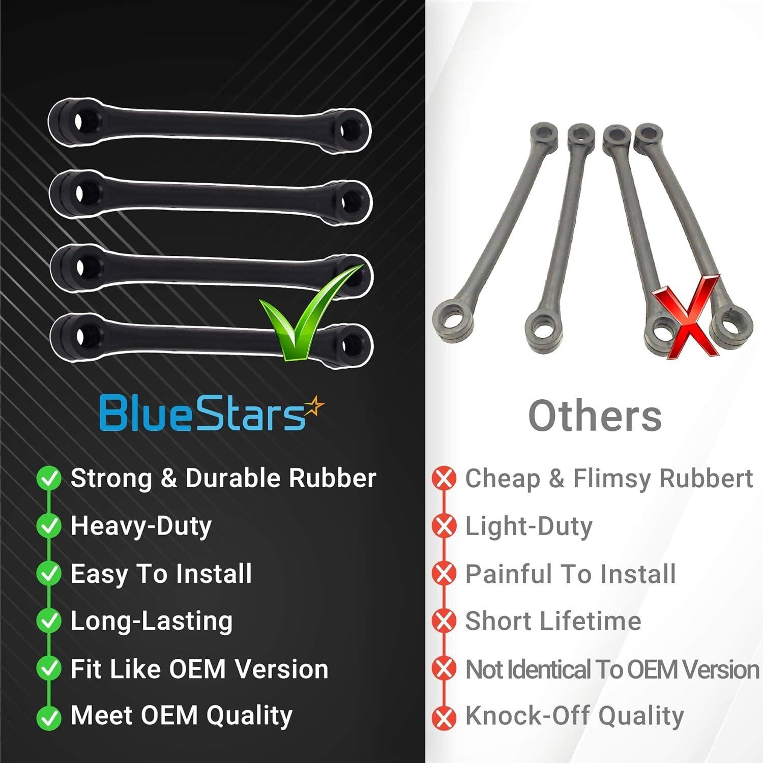 [Lifetime Warranty] WH1X2727 Washer Dampening Strap - Compatible with GE & Hotpoint Washers - Replaces WH1X10046 AP2044899 PS271100 WH01X10028 56121T4WW 52120TAWB WH01X10046 - Pack of 4 image 6