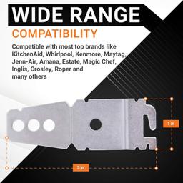 8269145 Dishwasher Undercounter Mounting Bracket thumbnail 5