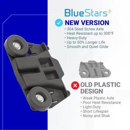 [Lifetime Warranty] W10195417 Dishwasher Lower Dish Rack Wheel with Steel Screws - Fit Kenmore KitchenAid Whirlpool Jenn-Air Dishwashers - Replaces AP4538395 PS2579553 WPW10195417 AH2579553 - Pack of 4 thumbnail 7