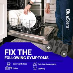 [Lifetime Warranty] W10195417 Dishwasher Lower Dish Rack Wheel with Steel Screws - Fit Kenmore KitchenAid Whirlpool Jenn-Air Dishwashers - Replaces AP4538395 PS2579553 WPW10195417 AH2579553 - Pack of 4 thumbnail 5