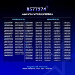 [Lifetime Warranty] 8577274 Dryer Thermistor - Fit for Whirlpool Kenmore KitchenAid Dryers - Replaces 3976615 AP3919451 WP8577274 PS993287 3390292 thumbnail 4