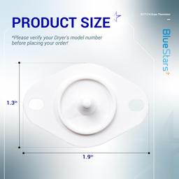 [Lifetime Warranty] 8577274 Dryer Thermistor - Fit for Whirlpool Kenmore KitchenAid Dryers - Replaces 3976615 AP3919451 WP8577274 PS993287 3390292 thumbnail 2