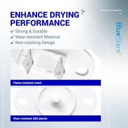 [Lifetime Warranty] 8577274 Dryer Thermistor - Fit for Whirlpool Kenmore KitchenAid Dryers - Replaces 3976615 AP3919451 WP8577274 PS993287 3390292 thumbnail 1