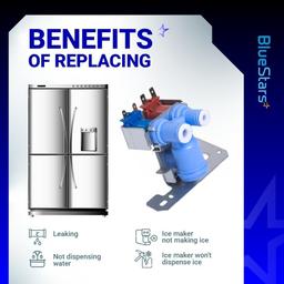 [Lifetime Warranty] WR57X10032 WR57X33326 Refrigerator Water Valve Dual Solenoid Valve - Compatible with GE Refrigerators - Replaces AP3192626 WR57X10040 AP3672839 PS901314 thumbnail 4