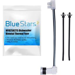 [Lifetime Warranty] W10258275 Dishwasher Bimetal Thermal Fuse - Compatible with Whirlpool Kenmore Dishwashers - Replaces 661663 PS2360984 AP4423189 thumbnail 0