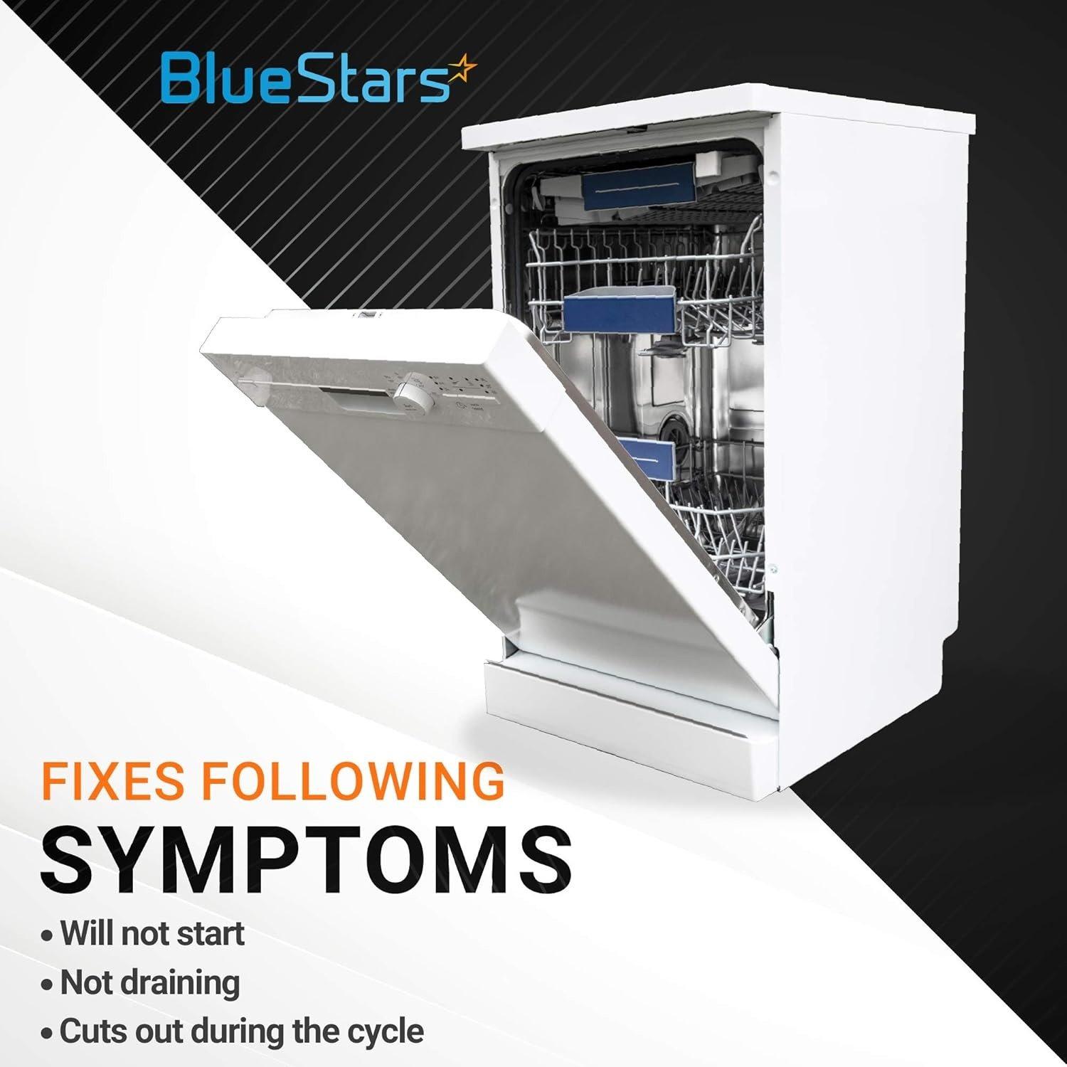 [Lifetime Warranty] W10258275 Dishwasher Bimetal Thermal Fuse - Compatible with Whirlpool Kenmore Dishwashers - Replaces 661663 PS2360984 AP4423189 image 1