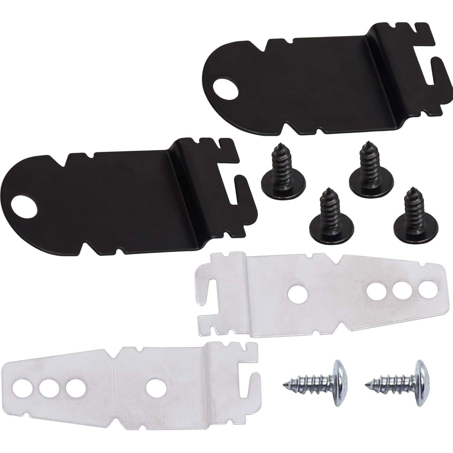 [Lifetime Warranty] 8212560 & 8269145 Dishwasher Side Mounting Bracket Kit with Screws - Compatible with KitchenAid Whirlpool Kenmore Maytag Amana Jenn-Air Dishwashers image 0