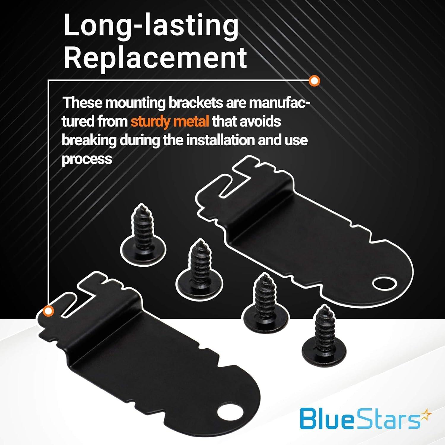 [Lifetime Warranty] 8212560 & 8269145 Dishwasher Side Mounting Bracket Kit with Screws - Compatible with KitchenAid Whirlpool Kenmore Maytag Amana Jenn-Air Dishwashers image 3