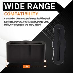 [Lifetime Warranty] 8268961 Dishwasher Sleeve Friction Pad - Compatible with Whirlpool Kenmore Amana Dishwashers - Replaces WP8268961 WP8268961VP PS11745488 AH731965 PS731965 - Pack of 2 thumbnail 5