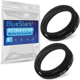 [Lifetime Warranty] 211124 & 211125 Washer Belt Assembly - Compatible with Whirlpool Maytag Jenn-Air Washers - Replaces 12112425 12112425VP 210024 AP4011179 PS2005284 22002570 thumbnail 0