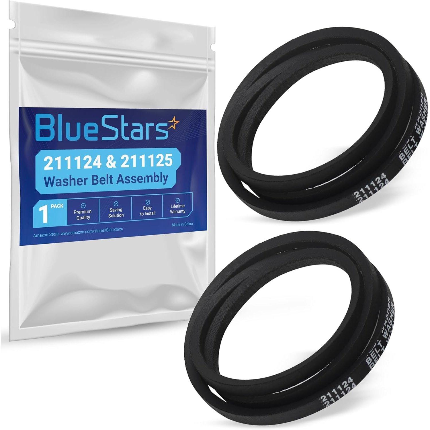 [Lifetime Warranty] 211124 & 211125 Washer Belt Assembly - Compatible with Whirlpool Maytag Jenn-Air Washers - Replaces 12112425 12112425VP 210024 AP4011179 PS2005284 22002570 image 0