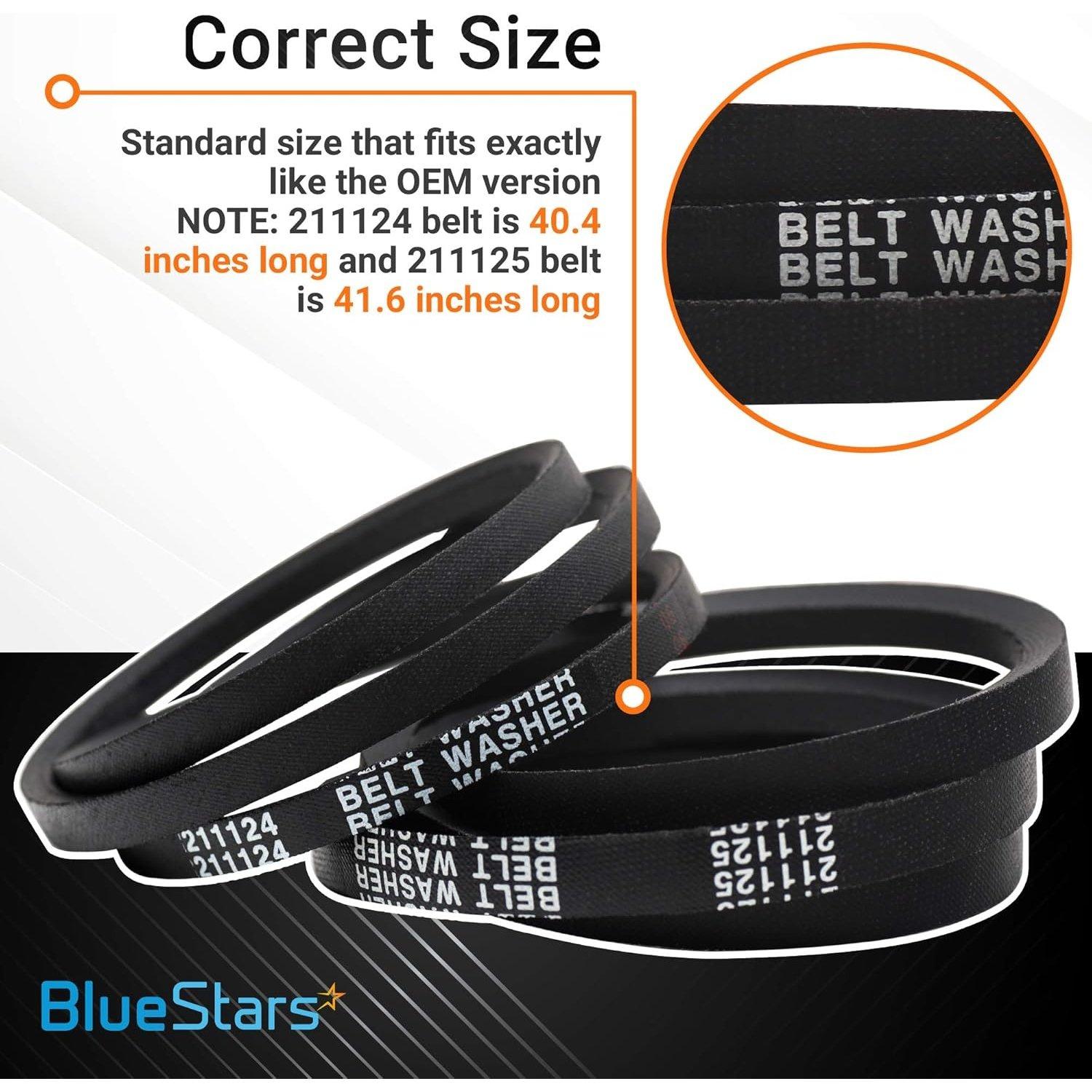 [Lifetime Warranty] 211124 & 211125 Washer Belt Assembly - Compatible with Whirlpool Maytag Jenn-Air Washers - Replaces 12112425 12112425VP 210024 AP4011179 PS2005284 22002570 image 4
